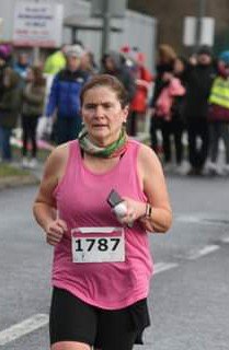Sinead Power, Dungarvan running the John Tracey 10 mile race on the 6th of February, in which she raised €700 euro for SERT.